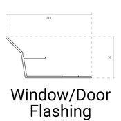 Knotwood Cladding Window/Door Flashing Slotted - 6500mm